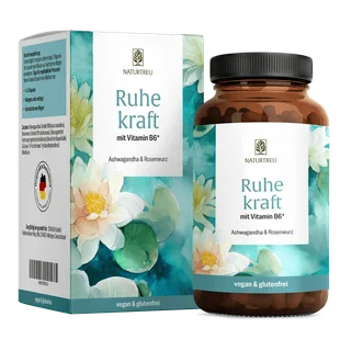 Packung Ruhekraft — Ashwagandha & Rosenwurz mit B-Vitaminen